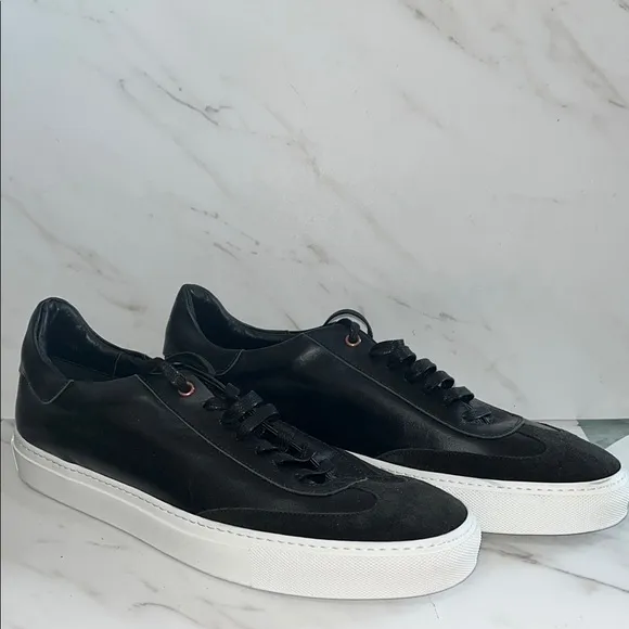 Good man brand legend court black low top shoes men’s sz 12.  (04)