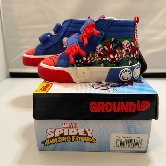 Ground Up Spidey Amazing Friends High Top (7C)