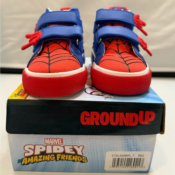 Ground Up Spidey Amazing Friends High Top (7C)