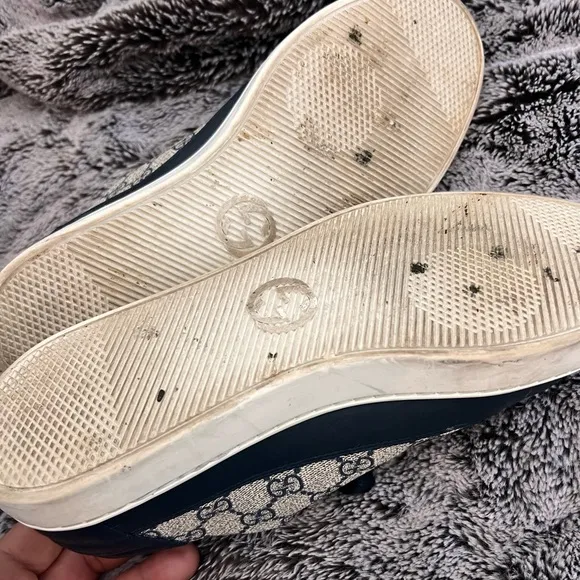 Gucci men’s low top trainers size 38 US 9.5