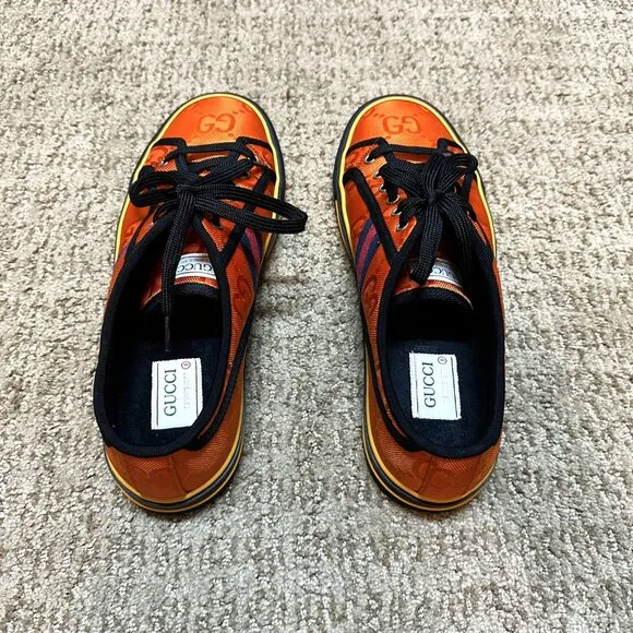 Gucci - Old Style Tennis Shoes - Size 9 (Italy) - Excellent Condition