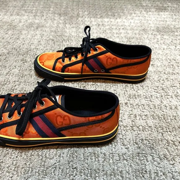 Gucci - Old Style Tennis Shoes - Size 9 (Italy) - Excellent Condition