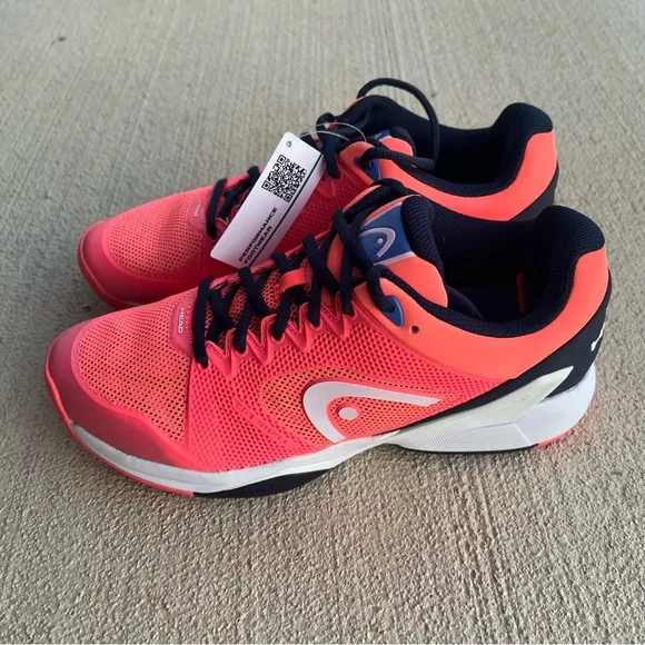 Head Revolt Pro 2.5 Tennis Shoes in Coral/Navy, Size 8 New in Box DISCONTINUED!