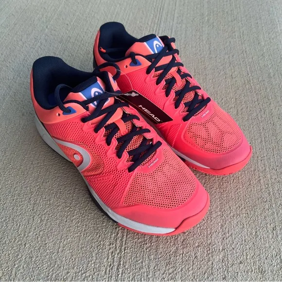 Head Revolt Pro 2.5 Tennis Shoes in Coral/Navy, Size 8 New in Box DISCONTINUED!