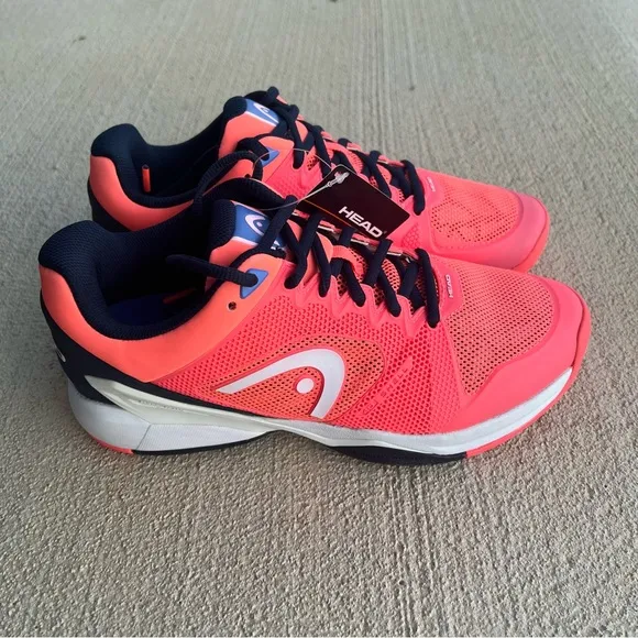 Head Revolt Pro 2.5 Tennis Shoes in Coral/Navy, Size 8 New in Box DISCONTINUED!