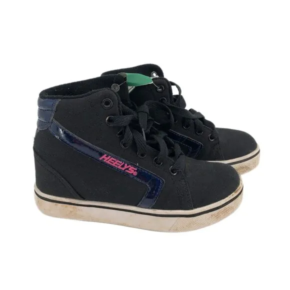 Heelys Black &amp; Pink Sneakers with Attachable Wheels | Perfect for Any Season