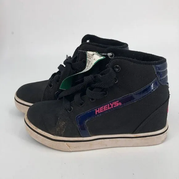 Heelys Black &amp; Pink Sneakers with Attachable Wheels | Perfect for Any Season