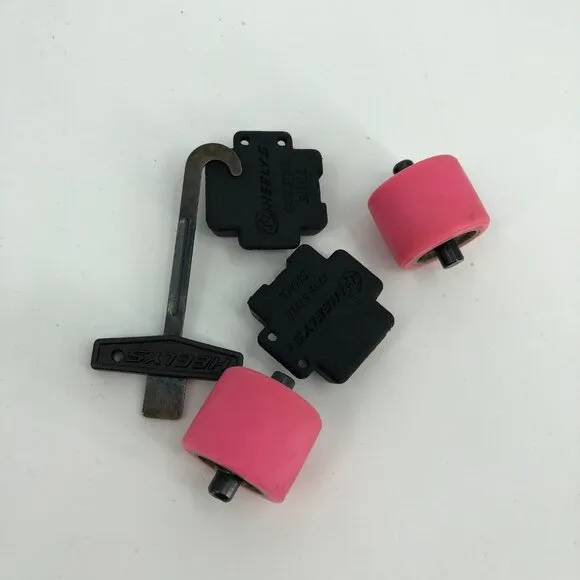 Heelys Black &amp; Pink Sneakers with Attachable Wheels | Perfect for Any Season
