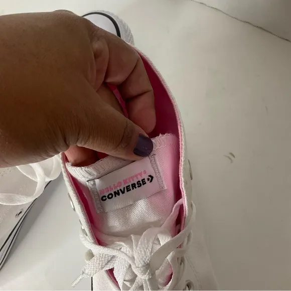 Hello Kitty x Converse All Star High Top Shoes Size 15