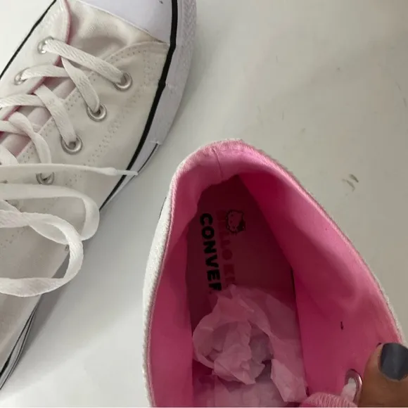 Hello Kitty x Converse All Star High Top Shoes Size 15