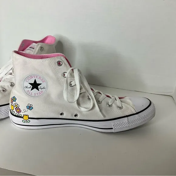 Hello Kitty x Converse All Star High Top Shoes Size 15