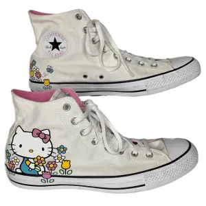 Hello Kitty x Converse All Star High Top Shoes Size 15