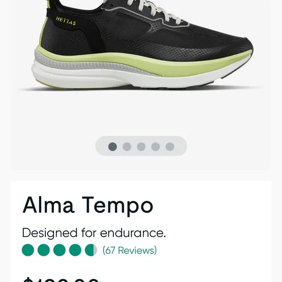 Hettas-  Alma Tempo Sneakers Size 9