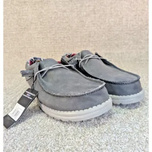 Hey Dudes Shoes Mens Size 13  Wally Gray Slip On Comfort New With Tags