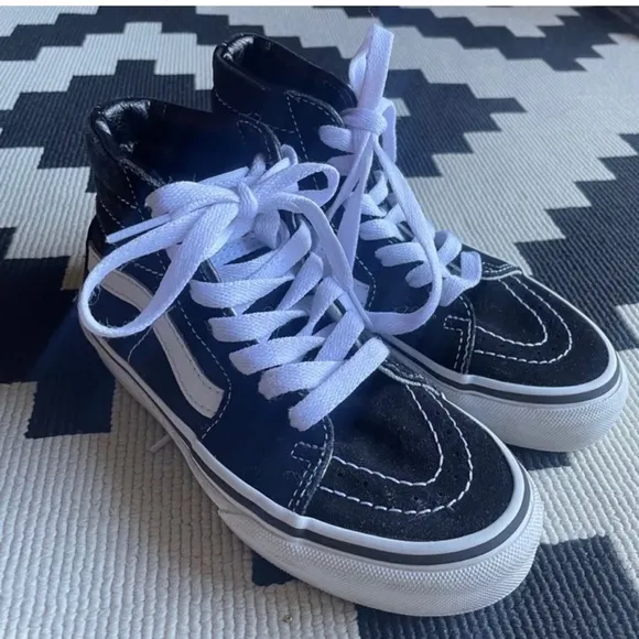 High top vans big kid - black- originals