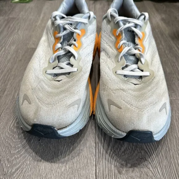 Hoka Arahi 6 Shoes Mens 8.5 Air Blue Fog Orange Road Running Support Trainer