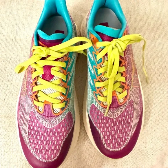 Hoka (Big Kid) Mach 6 Running Shoes - Multi Colored