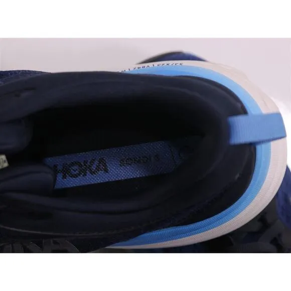 HOKA Bondi 8 Blue Max Cushioned Road Running Shoes Men's 10