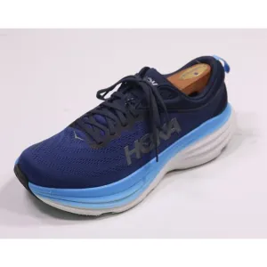 HOKA Bondi 8 Blue Max Cushioned Road Running Shoes Men's 10