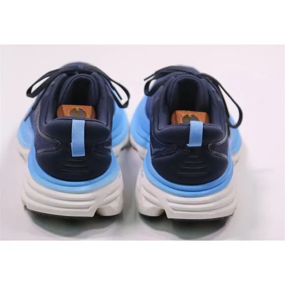 HOKA Bondi 8 Blue Max Cushioned Road Running Shoes Men's 10
