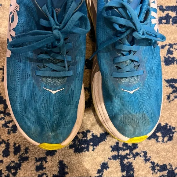 Hoka Carbon X 2 Road Running Shoes Diva Blue/Citrus Women Sneakers