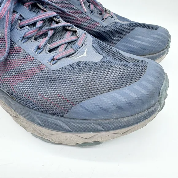 HOKA Challenger ATR 5 Running Athletic Sneaker Shoes Blue/Red Size 10.5EE