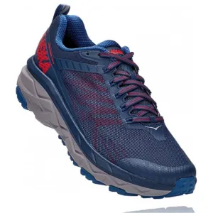 HOKA Challenger ATR 5 Running Athletic Sneaker Shoes Blue/Red Size 10.5EE