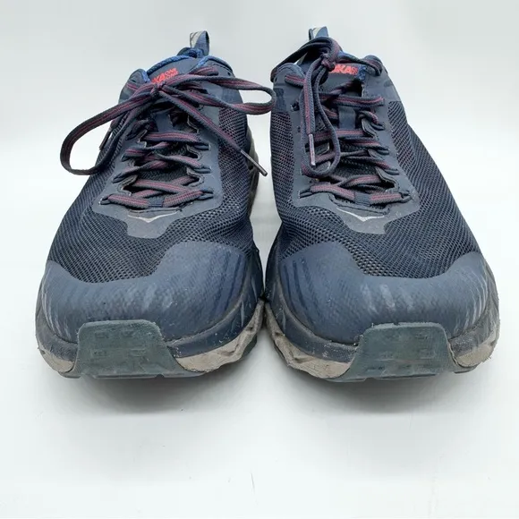 HOKA Challenger ATR 5 Running Athletic Sneaker Shoes Blue/Red Size 10.5EE