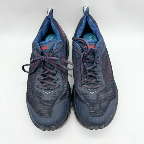 HOKA Challenger ATR 5 Running Athletic Sneaker Shoes Blue/Red Size 10.5EE