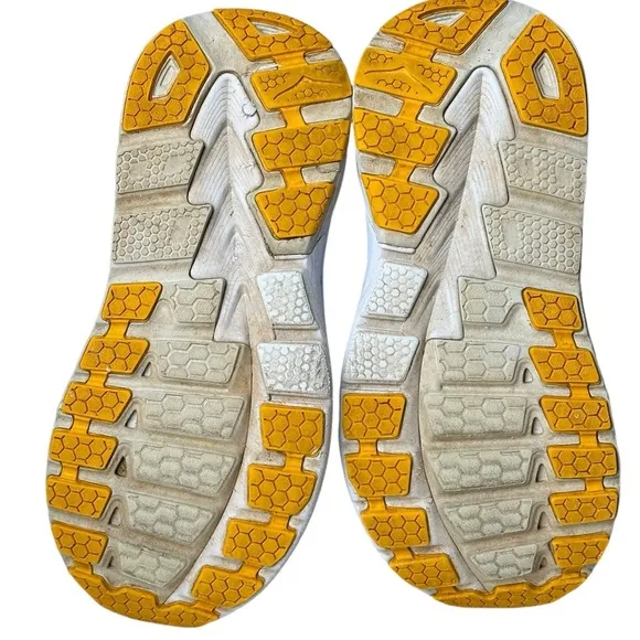 HOKA Gaviota 2 Men's Size 8 2E Wide Sneakers Running Shoes Blue Yellow One One