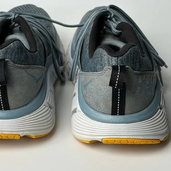 HOKA Gaviota 2 Men's Size 8 2E Wide Sneakers Running Shoes Blue Yellow One One