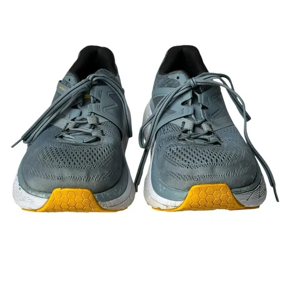 HOKA Gaviota 2 Men's Size 8 2E Wide Sneakers Running Shoes Blue Yellow One One
