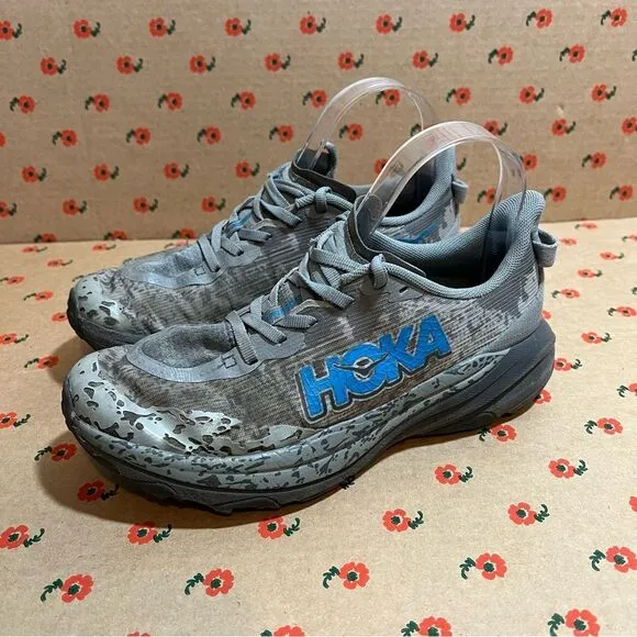 ✨ Hoka Gray Speedgoat 6 Shoes Size Men’s 5