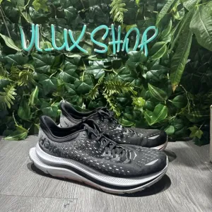 Hoka Kawana Shoes Mens 11 D Black White Daily Road Jogging Workout Lifestyle