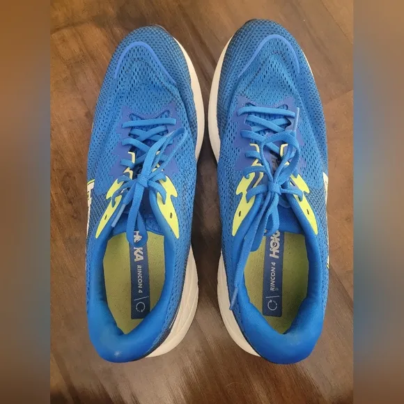 Hoka Men's Rincon 4 Road Running Shoes Electric Cobalt Varisty Navy Size 13D