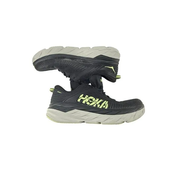 Hoka One Bondi 7 Shoes Blue Graphite/Butterfly Size 12 US