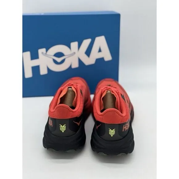 Hoka One Mens 8.5D Speedgoat 5 GTX Fire Red Shoes 1127912 FTHY