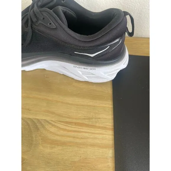 Hoka One One Bondi 8 Black Mens Tennis Running Shoes Size 12.5