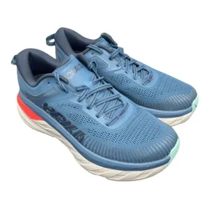 Hoka One One Bondi Teal Outer Space Road Running Race Shoes Mens 8 Fast Ship