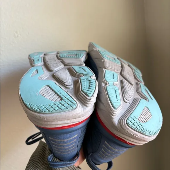 Hoka One One Bondi Teal Outer Space Road Running Shoes Mens size 12
