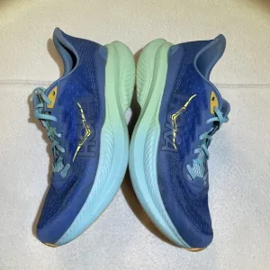 Hoka One One Mach 6 Running Shoes Blue Athletic Jogging Mens Size 11D Gym