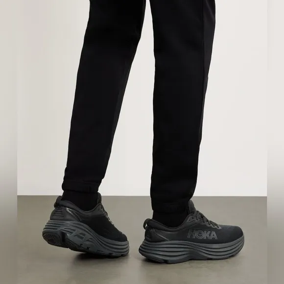 HOKA ONE ONE Men’s Bondi 8 Running Shoes Triple Black