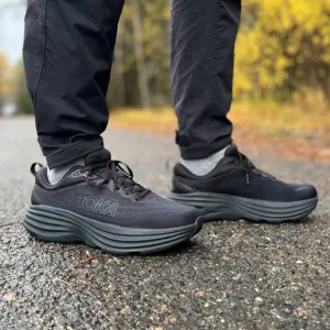 HOKA ONE ONE Men’s Bondi 8 Running Shoes Triple Black