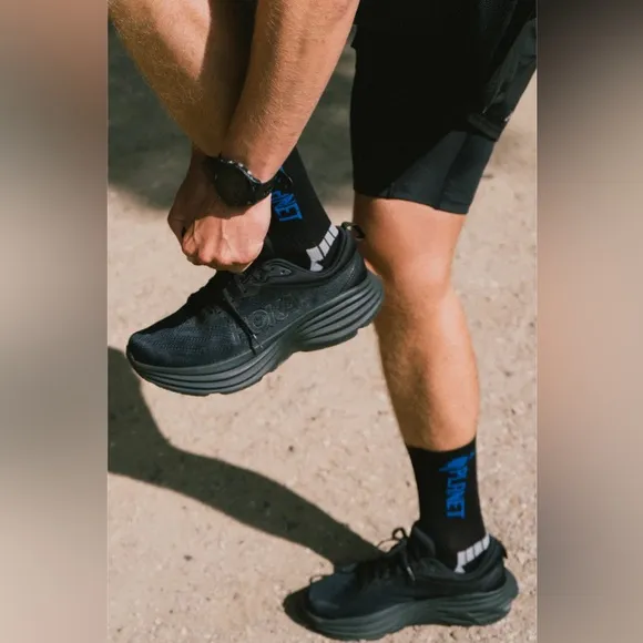HOKA ONE ONE Men’s Bondi 8 Running Shoes Triple Black
