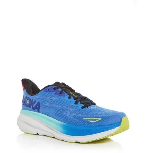 Hoka One One Mens Clifton 9 Blue Running &amp; Training Shoes Sneakers New