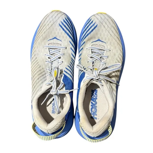 HOKA ONE ONE Rincon Men's 6 Running Shoes, Oyster Mushroom/Nebulas Blue Size 8