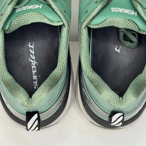 Hoka One One Shoes Mens 12.5 Green Challenger ATR 5 Wide Trail Running Sneakers