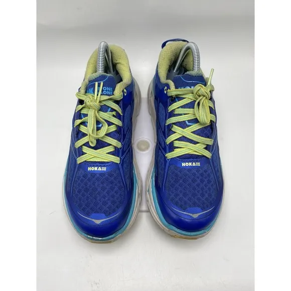Hoka One One Shoes Women Size 10 Clifton 2 Blue Athletic Road Running 4000