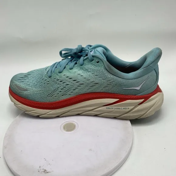 Hoka One One Shoes Women Size 8 Wide Clifton 88 Blue Athletic Road Running 3931