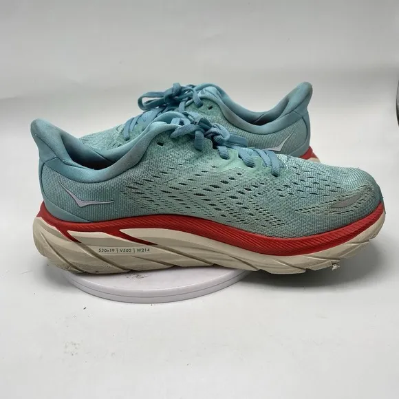 Hoka One One Shoes Women Size 8 Wide Clifton 88 Blue Athletic Road Running 3931